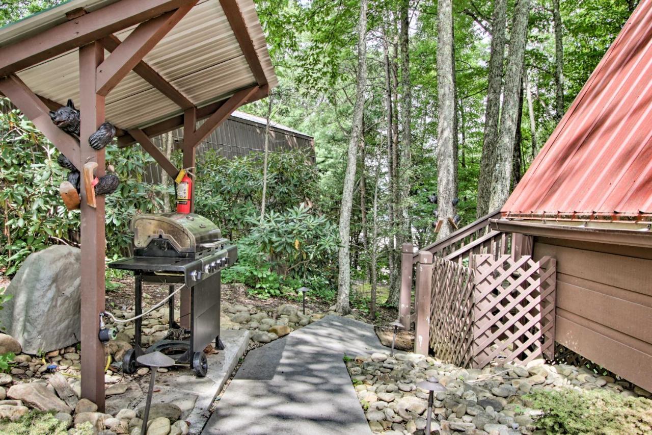 A-Frame Cabin With Hot Tub Less Than 1 Mi To Ober Gatlinburg Villa Esterno foto
