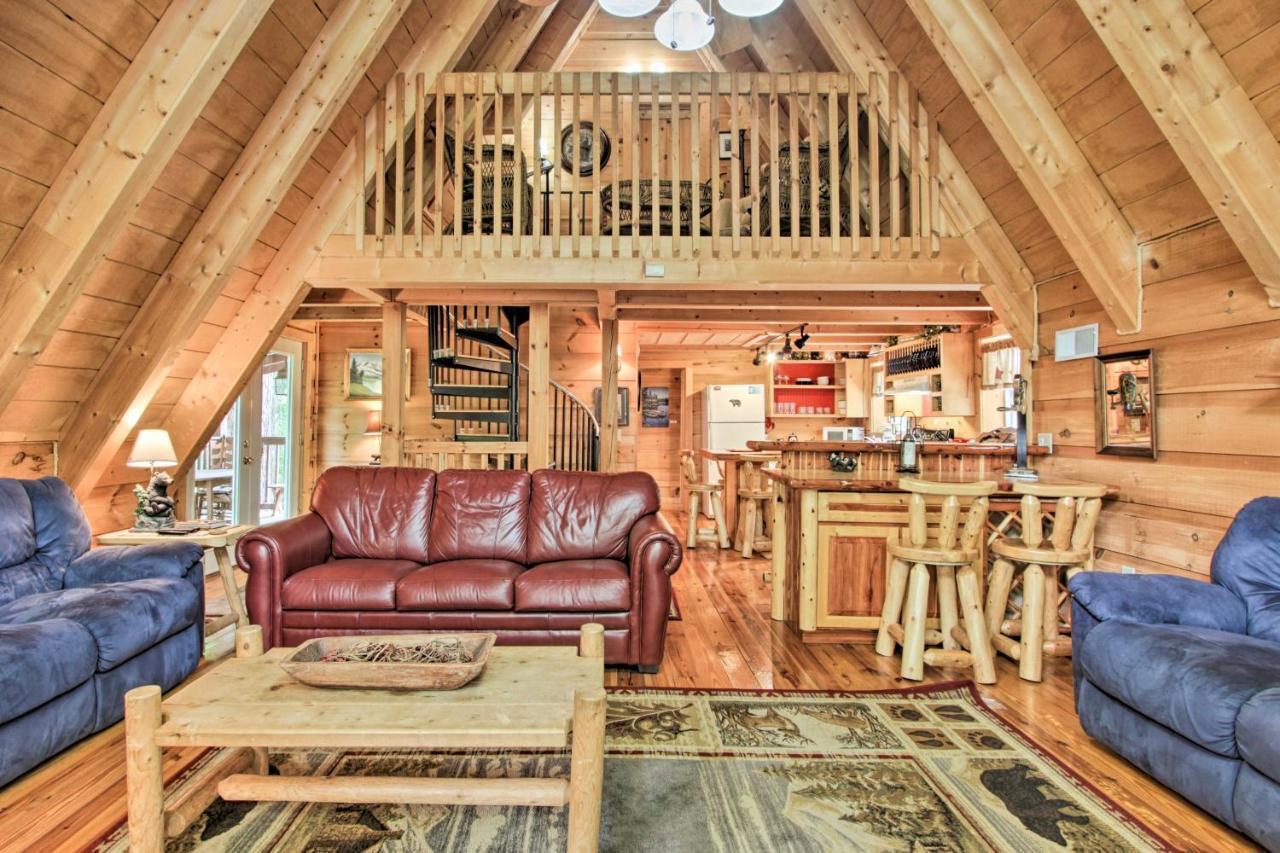 A-Frame Cabin With Hot Tub Less Than 1 Mi To Ober Gatlinburg Villa Esterno foto