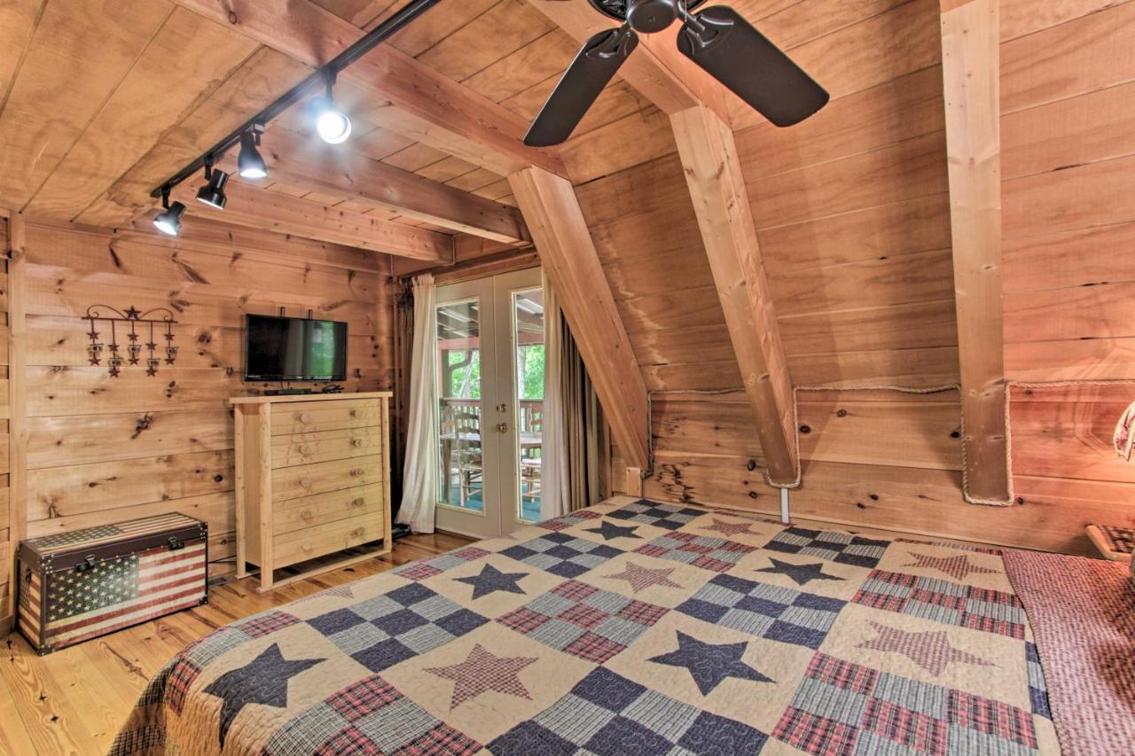 A-Frame Cabin With Hot Tub Less Than 1 Mi To Ober Gatlinburg Villa Esterno foto