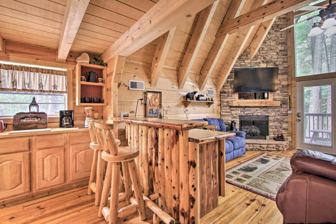 A-Frame Cabin With Hot Tub Less Than 1 Mi To Ober Gatlinburg Villa Esterno foto
